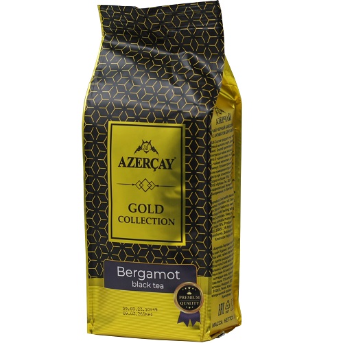 Азерчай чай черный с бергамотом, Gold collection, 250 гр